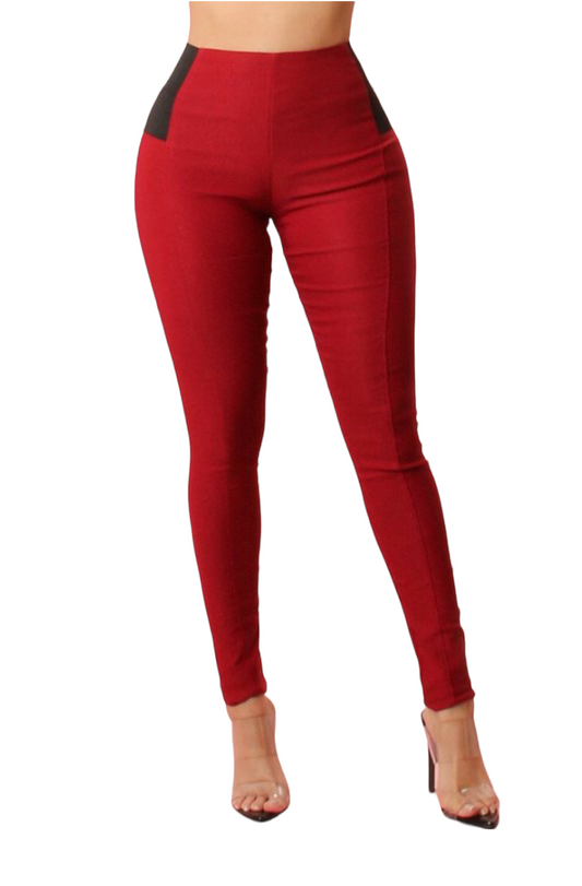 Red Hyperstretch Skinny Pants